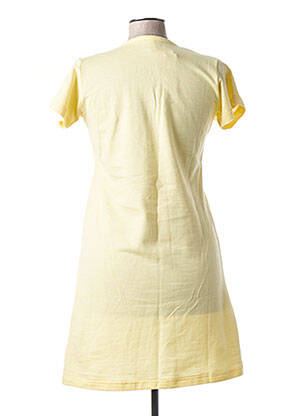 Rochie scurtă mâneci scurte mâneci scurte galben MINDELO BAY femeie