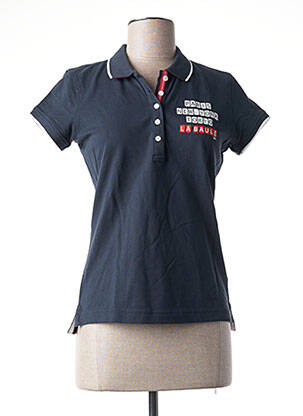 Polo albastru KAPITALES femeie