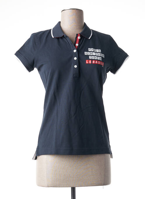 Polo albastru KAPITALES femeie