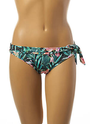 Chiloți de baie verde BORABORA femeie