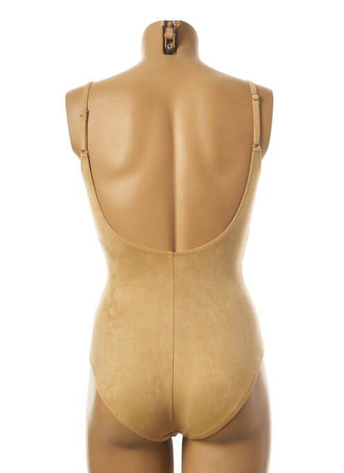 Costum de baie dintr-o singură piesă bej MISS CARAÏBES femeie