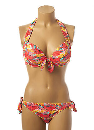 Costum de baie din două piese portocaliu DAG ADOM femeie
