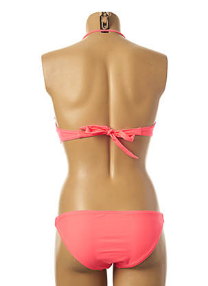 Costum de baie din două piese elasticitate top sutien push-up roz DAG ADOM femeie