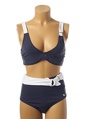 Costum de baie din două piese albastru BORABORA femeie