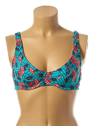 Sutien de costum de baie albastru PLAGE DU SUD femeie