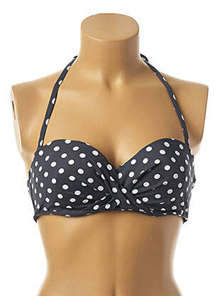 Sutien de costum de baie elasticitate top sutien modelat gri PLAGE DU SUD femeie