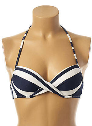 Sutien de costum de baie elasticitate top sutien modelat albastru BORABORA femeie