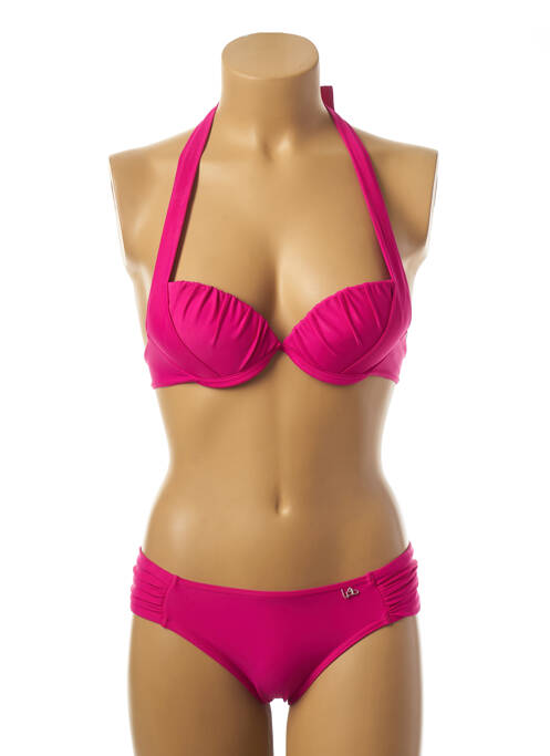 Costum de baie din două piese roz LPB femeie