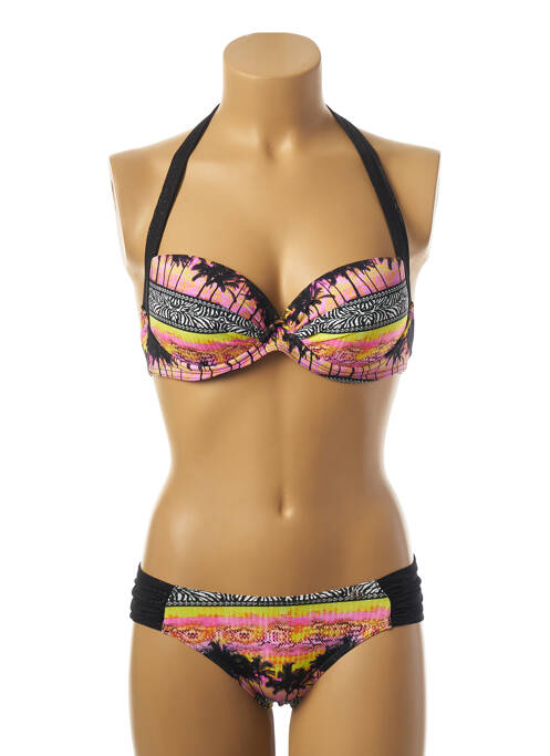 Costum de baie din două piese negru LPB femeie