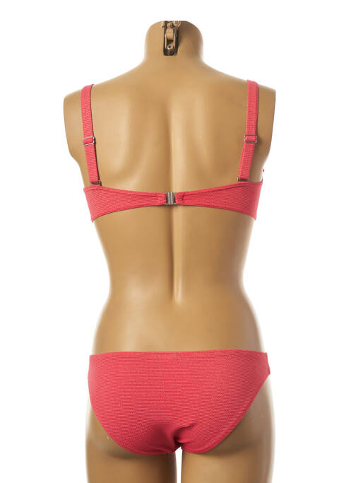 Costum de baie din două piese roz PLAGE DU SUD femeie