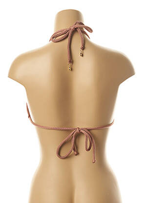 Sutien de costum de baie elasticitate top triunghiuri maro SEAFOLLY femeie