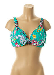 Sutien de costum de baie bretele elastice reglabile verde SEAFOLLY femeie