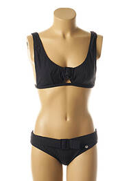 Costum de baie din două piese elasticitate top sutien modelat negru BORABORA femeie