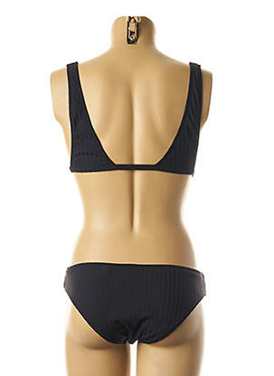 Costum de baie din două piese elasticitate top sutien modelat negru BORABORA femeie