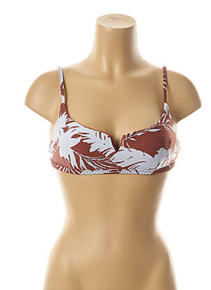 Sutien de costum de baie elasticitate maro SEAFOLLY femeie