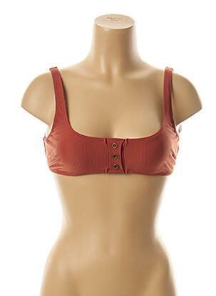 Sutien de costum de baie elasticitate maro PIHA femeie