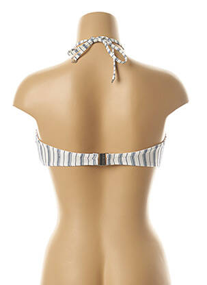 Sutien de costum de baie bretele elastice alb SEAFOLLY femeie