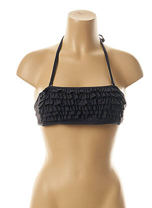 Sutien de costum de baie elasticitate top bentiță negru PRINCESS K femeie