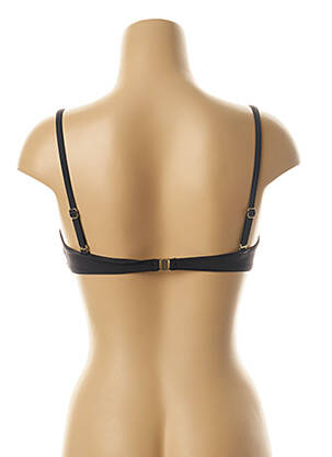 Sutien de costum de baie elasticitate top sutien modelat negru KIWI femeie