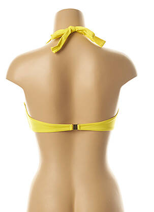 Sutien de costum de baie top sutien modelat top sutien modelat galben KIWI femeie
