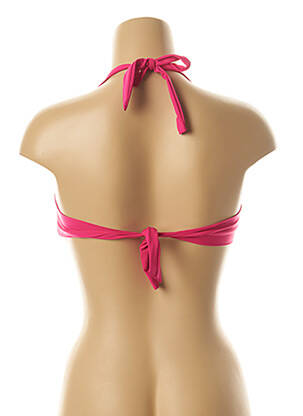 Sutien de costum de baie elasticitate top sutien modelat roz KIWI femeie