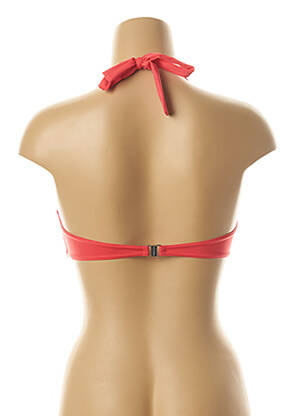 Sutien de costum de baie elasticitate top sutien push-up roz KIWI femeie