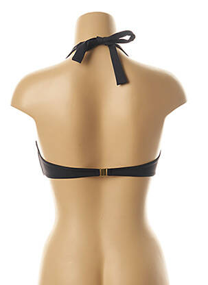 Sutien de costum de baie elasticitate top sutien modelat negru KIWI femeie