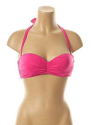 Sutien de costum de baie top sutien modelat top sutien modelat roz KIWI femeie