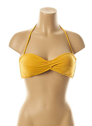 Sutien de costum de baie top sutien modelat top sutien modelat galben SEAFOLLY femeie