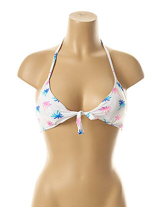 Sutien de costum de baie alb PLAGE DU SUD femeie