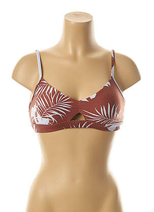 Sutien de costum de baie elasticitate top sutien modelat maro SEAFOLLY femeie