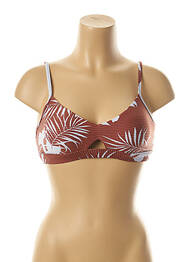 Sutien de costum de baie elasticitate top sutien modelat maro SEAFOLLY femeie