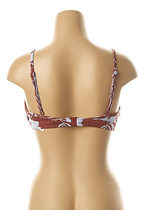 Sutien de costum de baie elasticitate top sutien modelat maro SEAFOLLY femeie