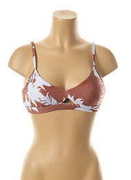Sutien de costum de baie top sutien modelat top sutien modelat maro SEAFOLLY femeie