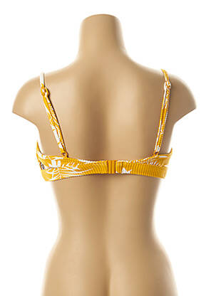 Sutien de costum de baie elasticitate top sutien modelat galben SEAFOLLY femeie