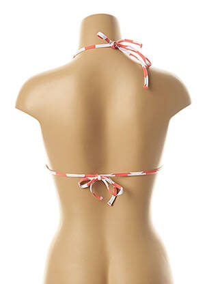 Sutien de costum de baie elasticitate top triunghiuri roz KIWI femeie