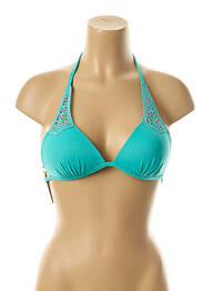 Sutien de costum de baie închidere cu legături de legat top sutien modelat verde YSABEL MORA femeie