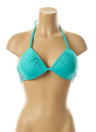 Sutien de costum de baie închidere cu legături de legat top sutien modelat verde YSABEL MORA femeie