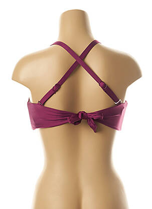 Sutien de costum de baie închidere cu legături de legat top sutien modelat violet SEAFOLLY femeie