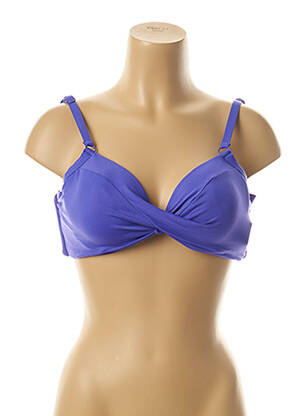 Sutien de costum de baie închidere cu legături de legat top sutien modelat albastru SEAFOLLY femeie
