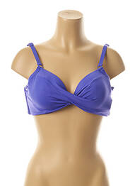 Sutien de costum de baie închidere cu legături de legat top sutien modelat albastru SEAFOLLY femeie