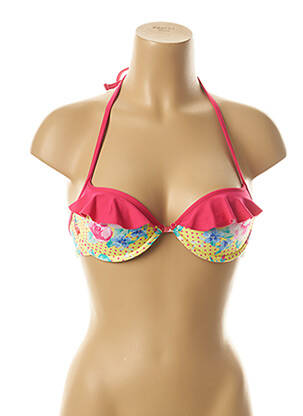 Sutien de costum de baie top sutien modelat top sutien modelat roz KIWI femeie