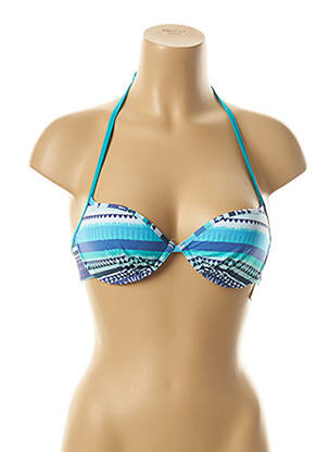 Sutien de costum de baie top sutien modelat top sutien modelat albastru KIWI femeie