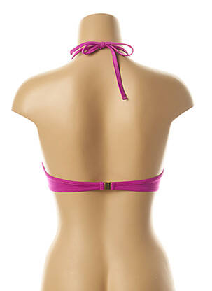 Sutien de costum de baie bretele elastice reglabile top sutien push-up violet KIWI femeie