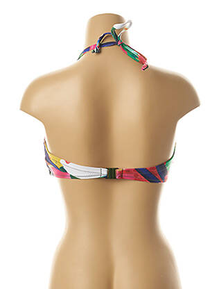 Sutien de costum de baie bretele elastice detașabile top sutien modelat verde YSABEL MORA femeie