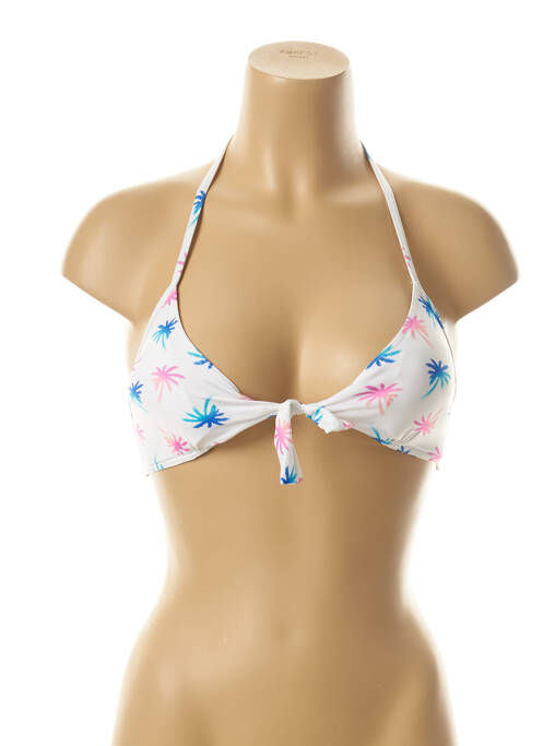 Sutien de costum de baie alb PLAGE DU SUD femeie