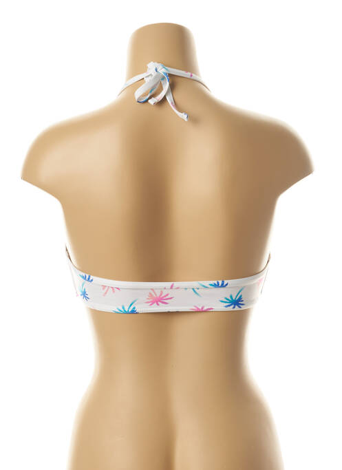Sutien de costum de baie alb PLAGE DU SUD femeie