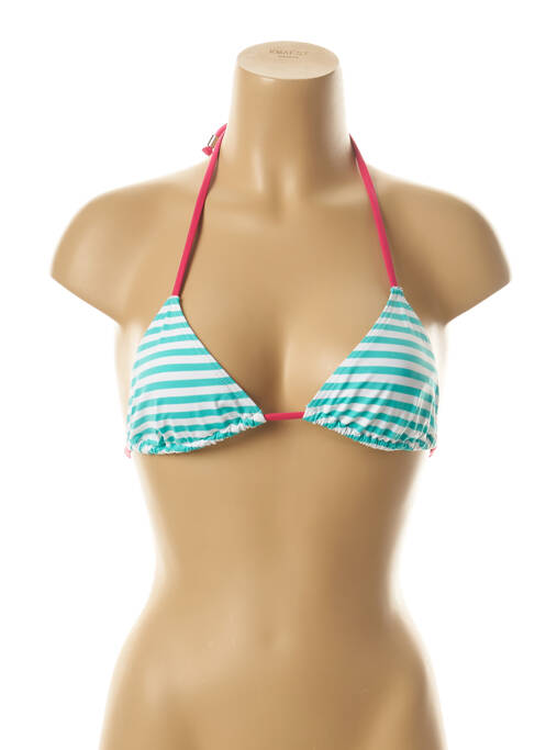 Sutien de costum de baie elasticitate top triunghiuri verde KIWI femme