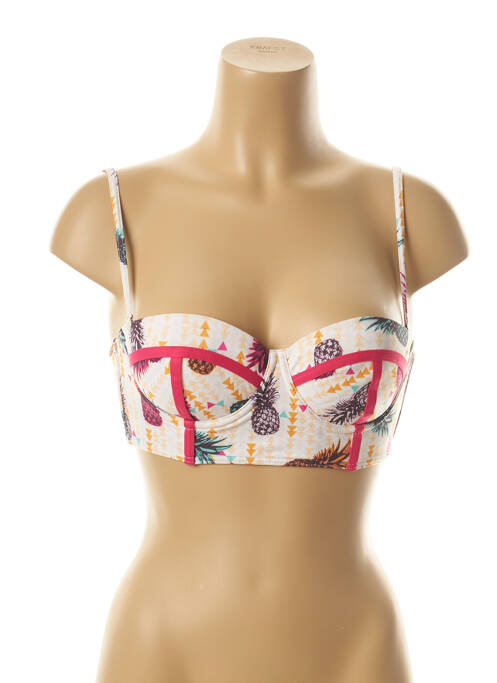 Sutien de costum de baie alb KIWI femeie