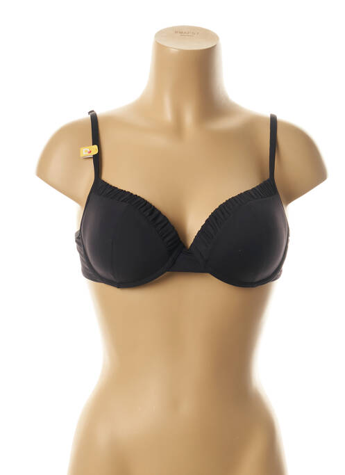 Sutien de costum de baie negru CHERRY BEACH femeie